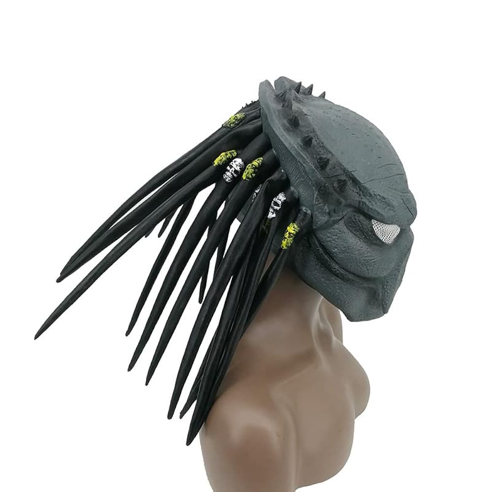 Amazon.co.jp: eLymwoo ハロウィン エイリアン プレデターマスク
